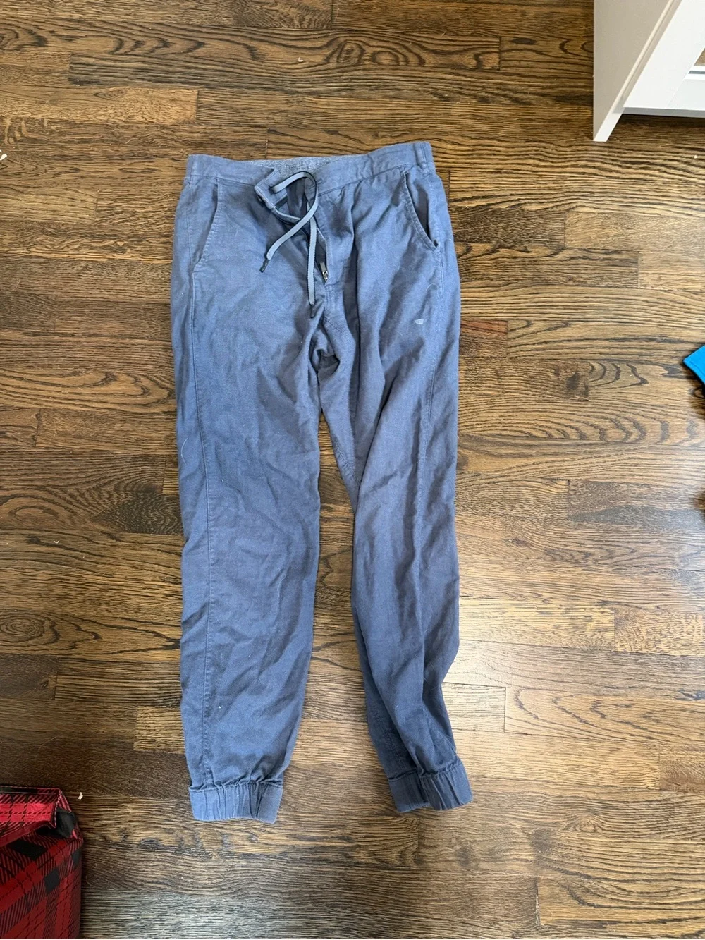 Mack Weldon Slate Blue Drawstring Jogger Pants